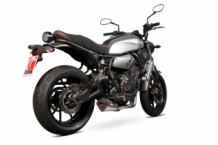 Scorpion Serket Taper Titanium Volledig Uitlaatsysteem zonder E-keur Yamaha XSR 700 2016 - 2020